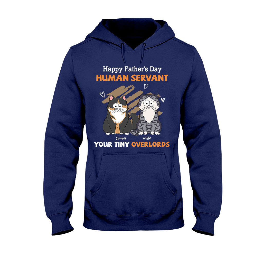 An meinen menschlichen Diener – Personalisiertes Katzen-T-Shirt und Hoodie