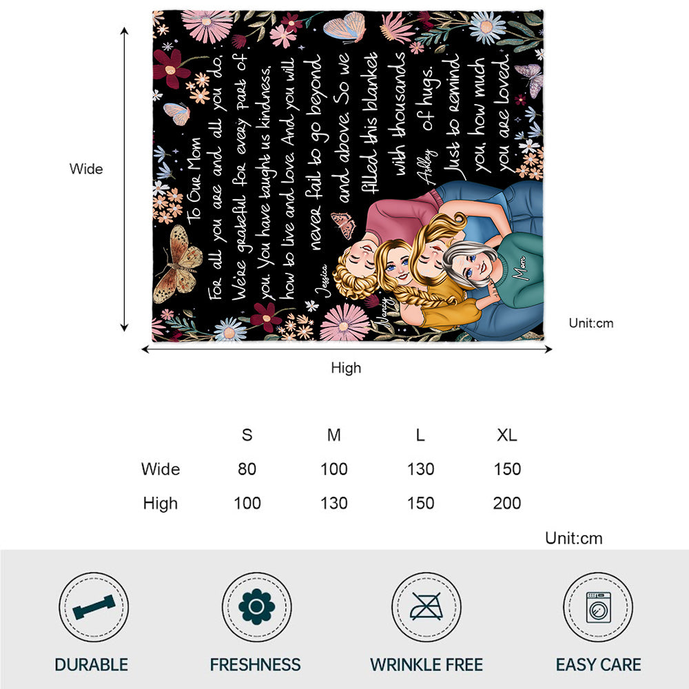 Für unsere Mutter/Mama... - Personalisierte Mutterdecke