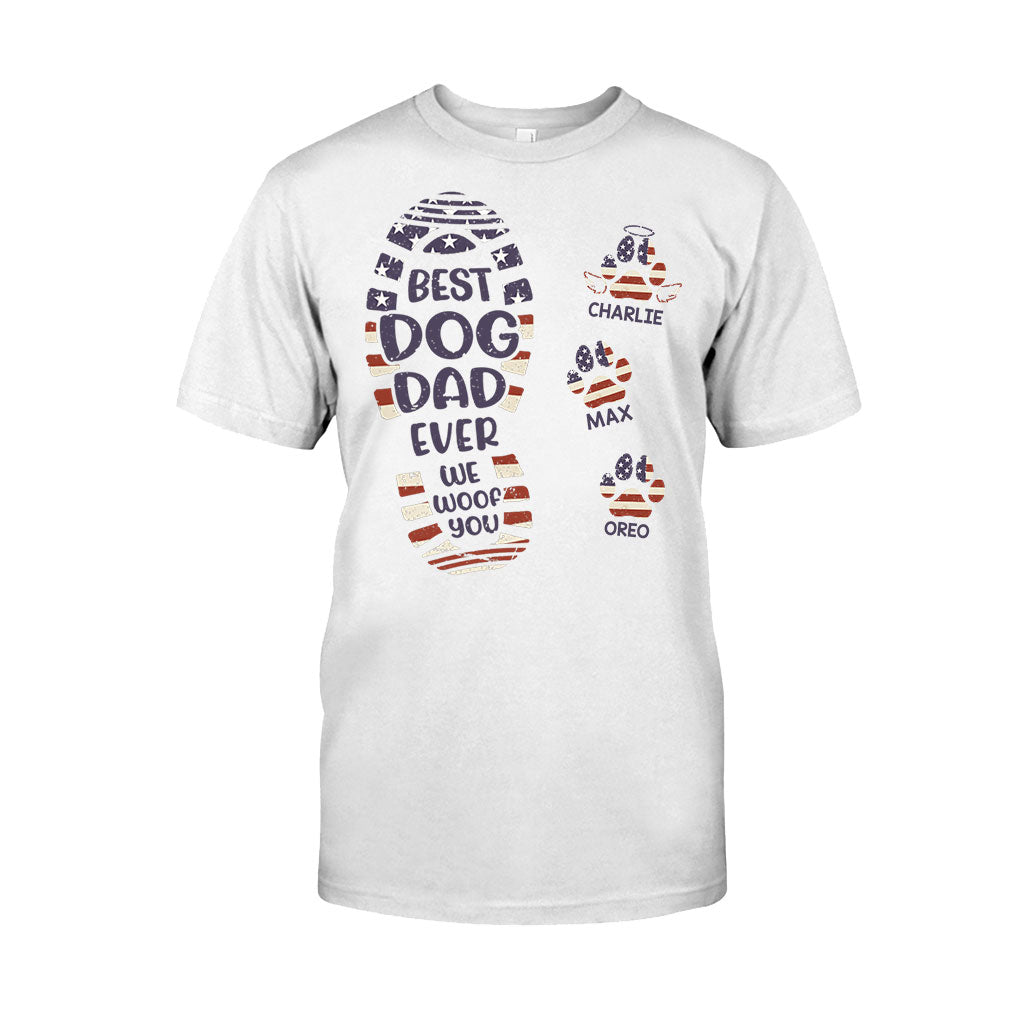 Alles Gute zum Vatertag an den besten Hunde-/Katzenpapa – personalisiertes Vater-T-Shirt und Hoodie