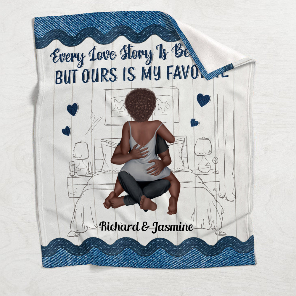 Unsere ist meine Lieblingsdecke – personalisierte Decke für Afroamerikaner