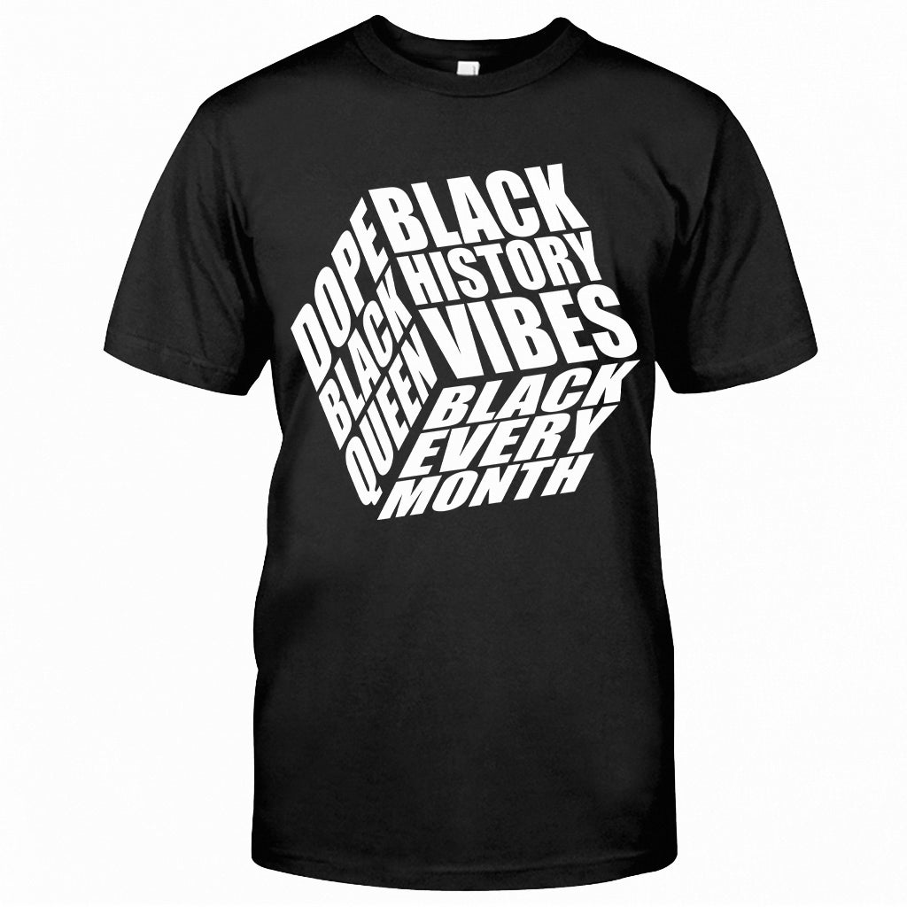 Schwarze Geschichte – Personalisiertes T-Shirt und Hoodie für Afroamerikaner