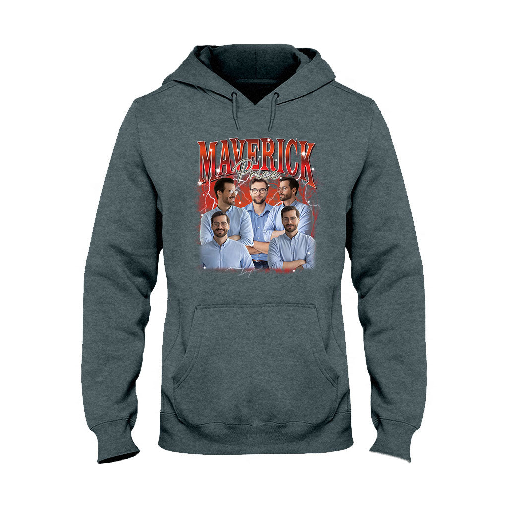 Individueller Text und Fotos – das perfekte Geschenk für jeden Anlass – personalisiertes T-Shirt und Hoodie