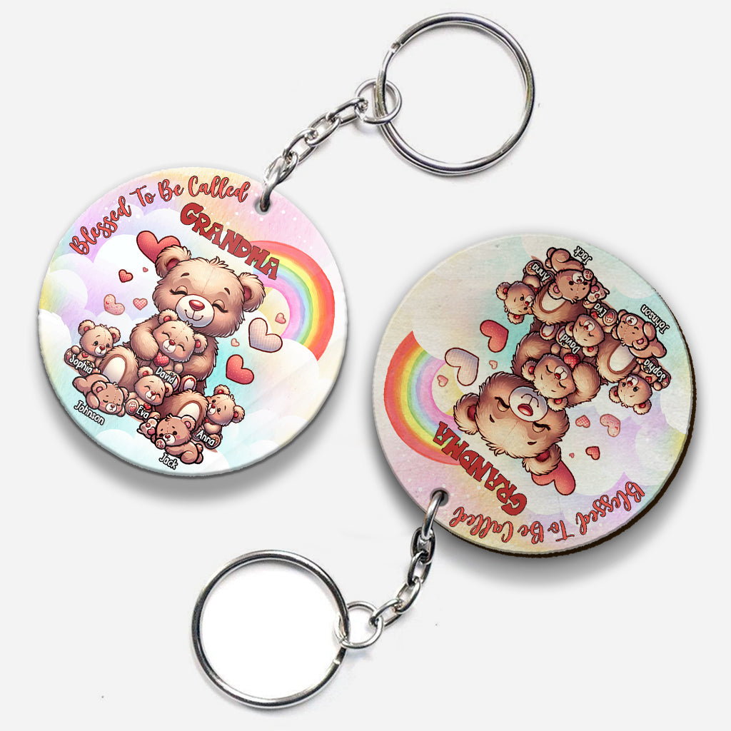 Geschenk für Oma und Mama – Personalisierter Oma-Schlüsselanhänger