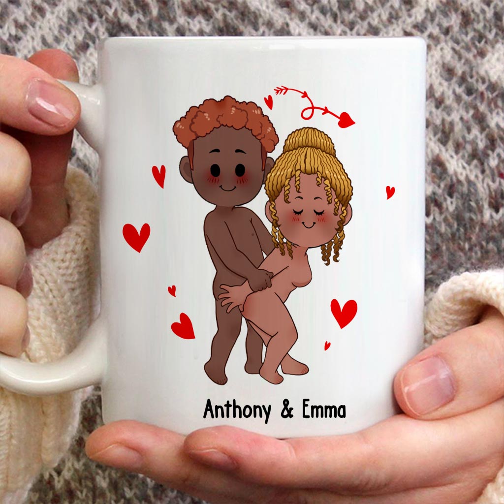Ich will nur, dass du glücklich bist – Geschenkidee für Paare (Ehemann, Ehefrau, Freund, Freundin) – Personalisierte Tasse