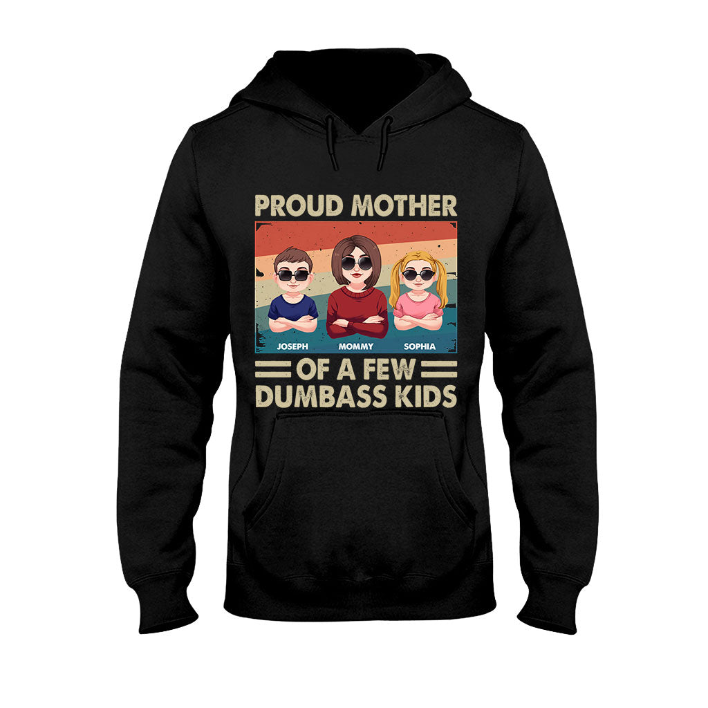 Stolze Mutter mehrerer Kinder – Personalisiertes Mutter-T-Shirt und Hoodie
