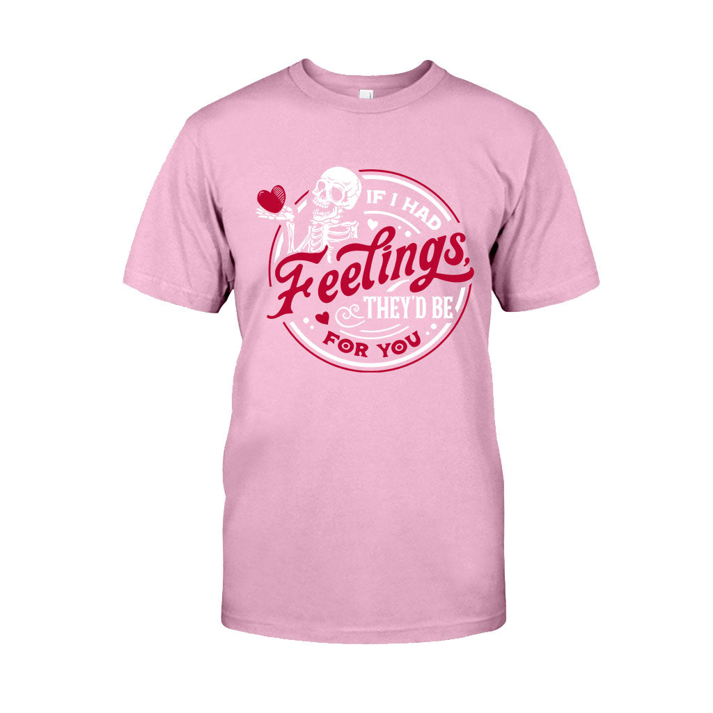 Wenn ich Gefühle für dich hätte – Partner-T-Shirt und Hoodie