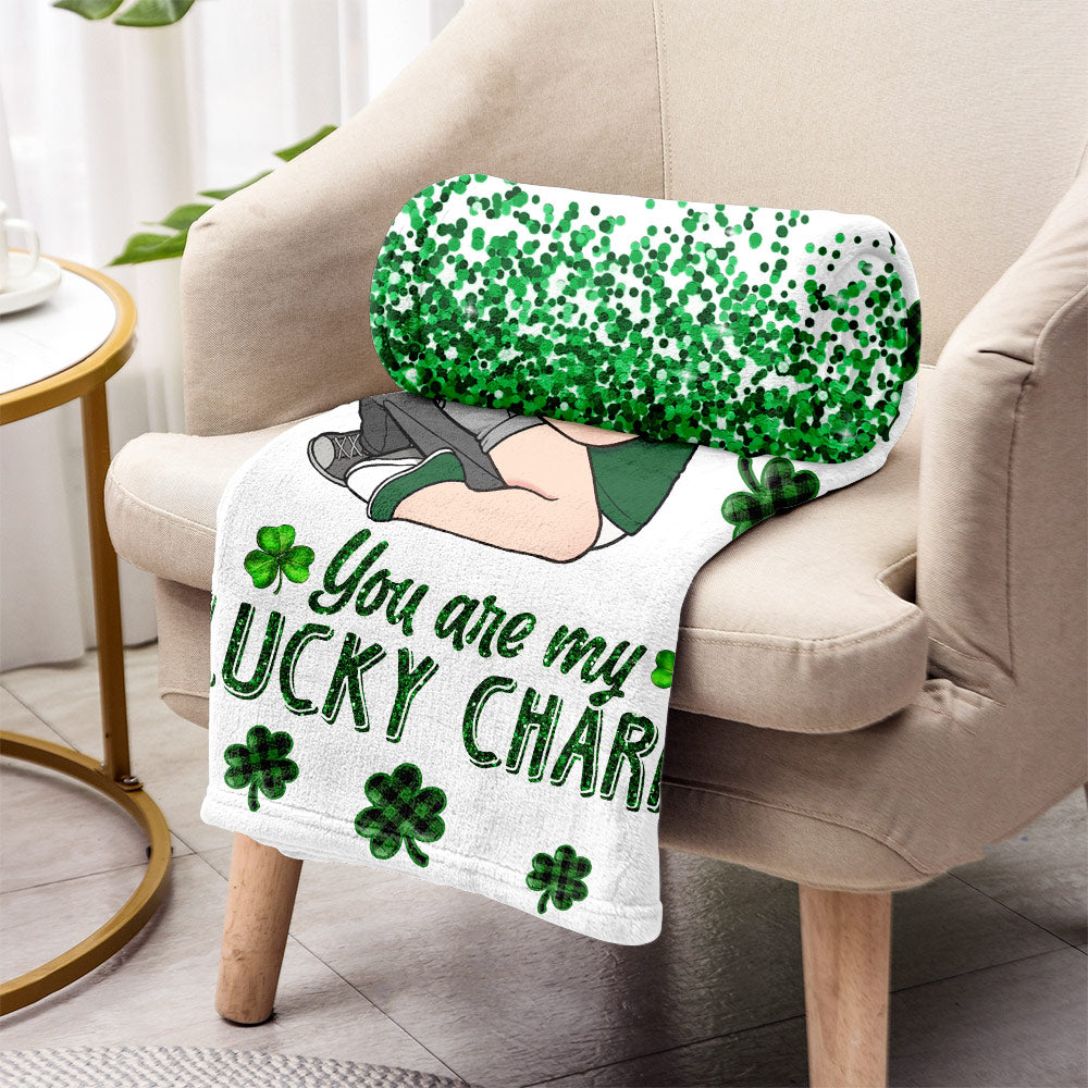 Du bist mein Glücksbringer – Personalisierte Partnerdecke