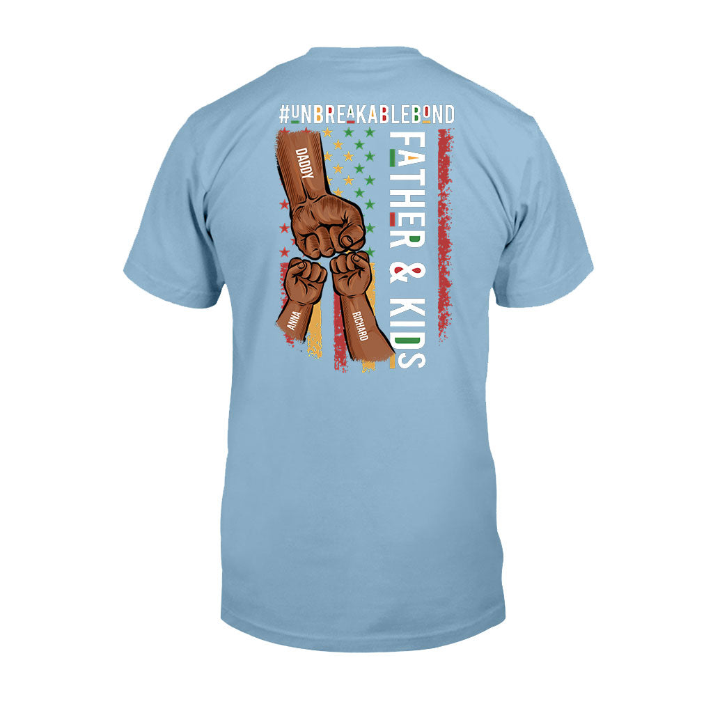 Father & Son Unbreakablebond - Personalized African American T-shirt and Hoodie