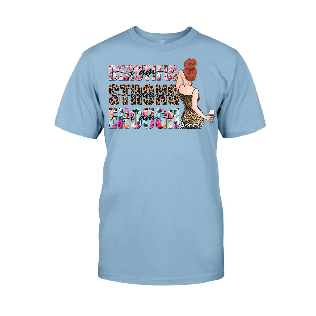 Positive Affirmationen zur Selbstliebe – Personalisiertes T-Shirt und Hoodie