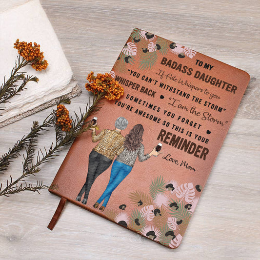 An meine Tochter – Personalisiertes Mutter-Lederjournal