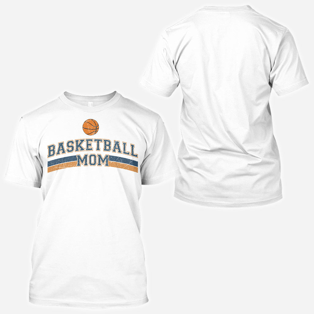 Basketball Mom With Any Kid Name & Number - Personalized Basketball All Over Shirt