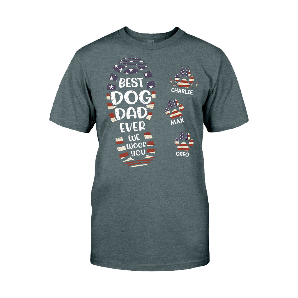 Alles Gute zum Vatertag an den besten Hunde-/Katzenpapa – personalisiertes Vater-T-Shirt und Hoodie