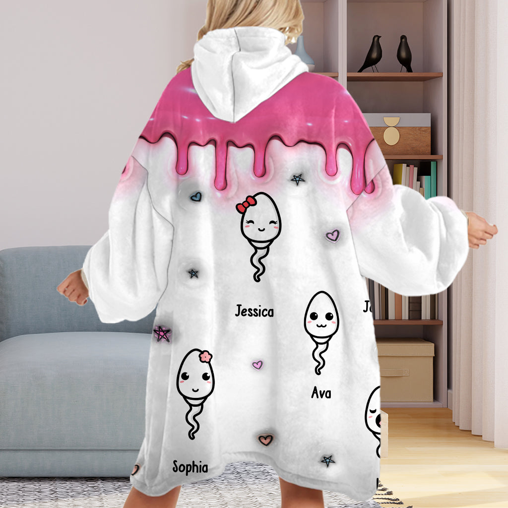 Danke Mama – Personalisierter Mutter-Decken-Hoodie