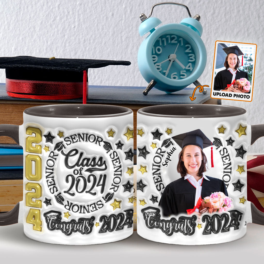 Abschlussjahrgang 2024 – Personalisierte Tasse mit Abschlussakzent