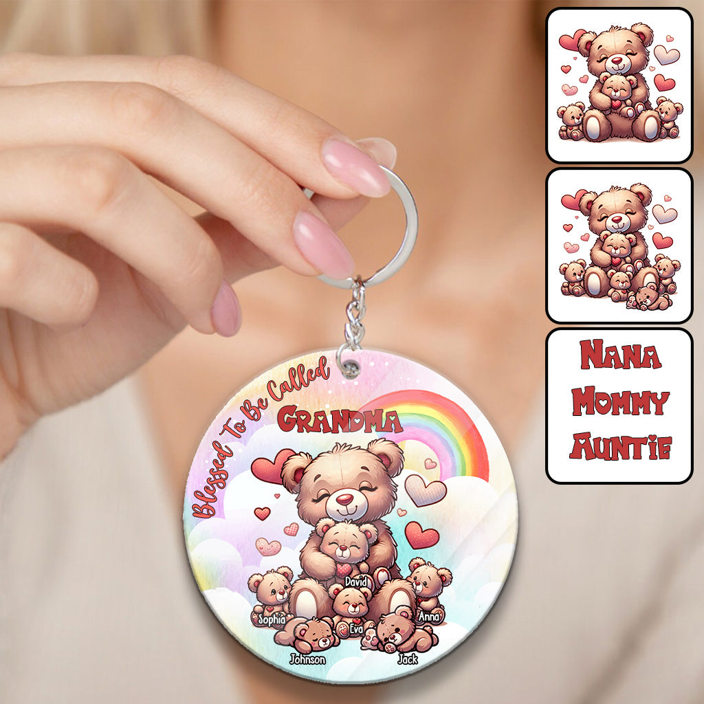 Geschenk für Oma und Mama – Personalisierter Oma-Schlüsselanhänger