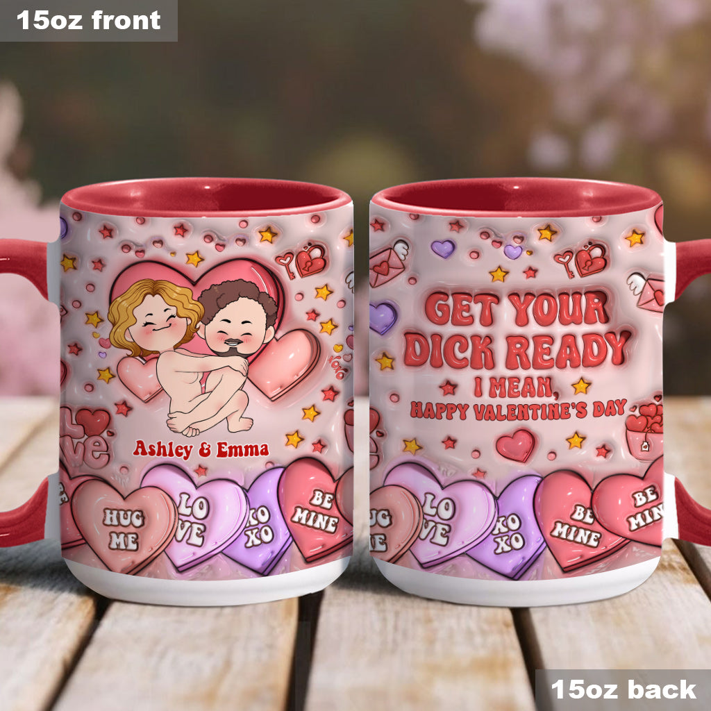 Macht euch bereit – Personalisierte Tasse für Paare