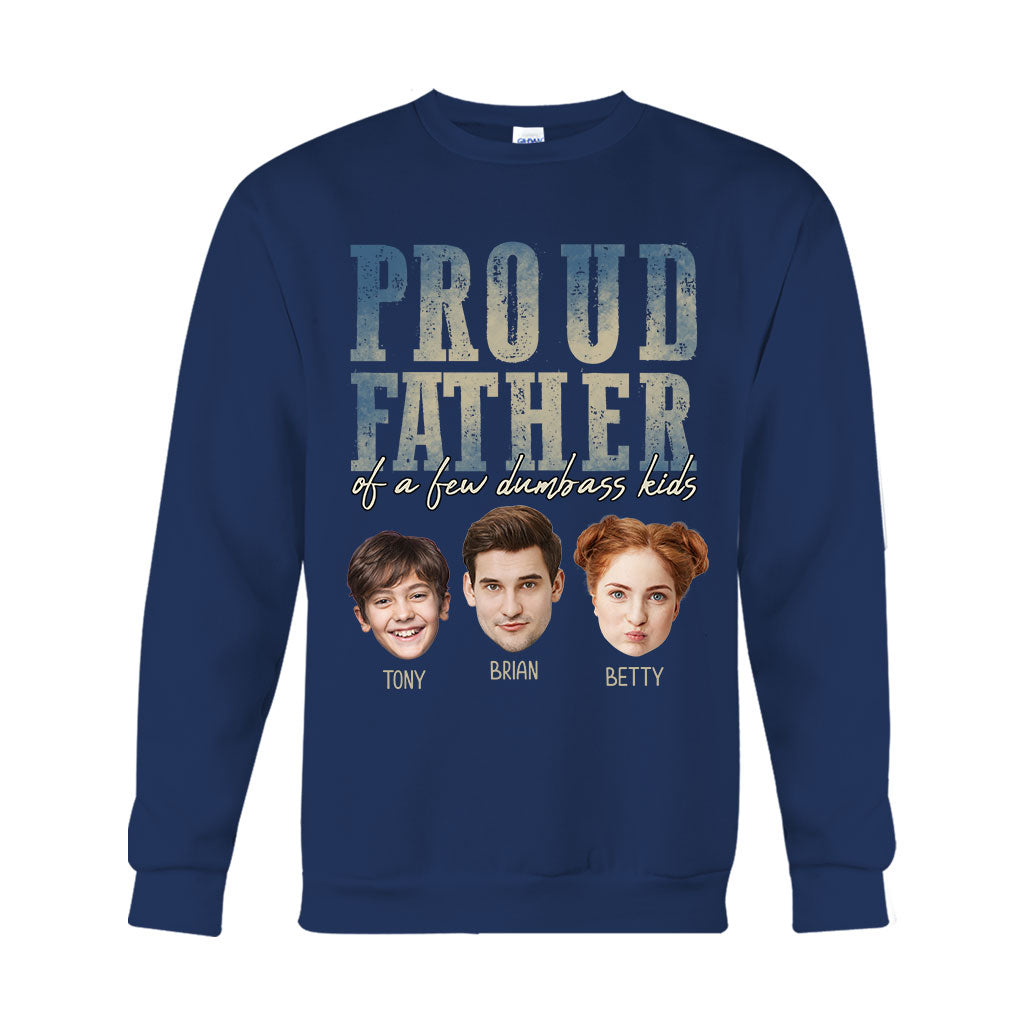 Stolzer Vater und Mutter einiger Dummköpfe – Personalisiertes Vater-T-Shirt und Hoodie
