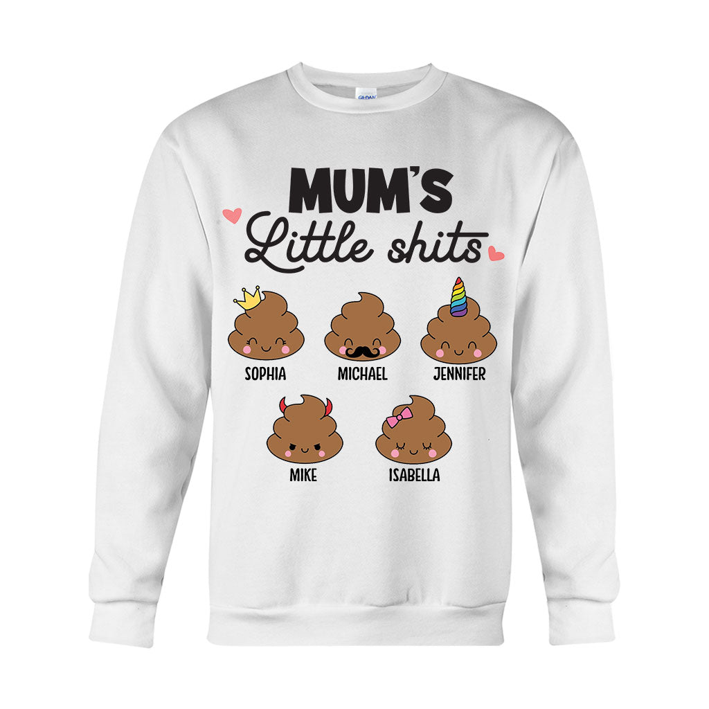 Little Cuties – Personalisiertes Mutter-T-Shirt und Hoodie