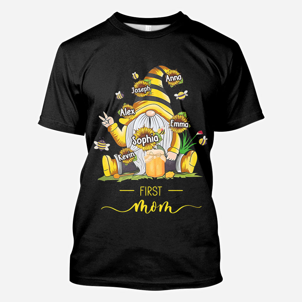 Erst Mutter, jetzt Oma – Personalisiertes Mutter-Shirt mit beliebigem Kindernamen