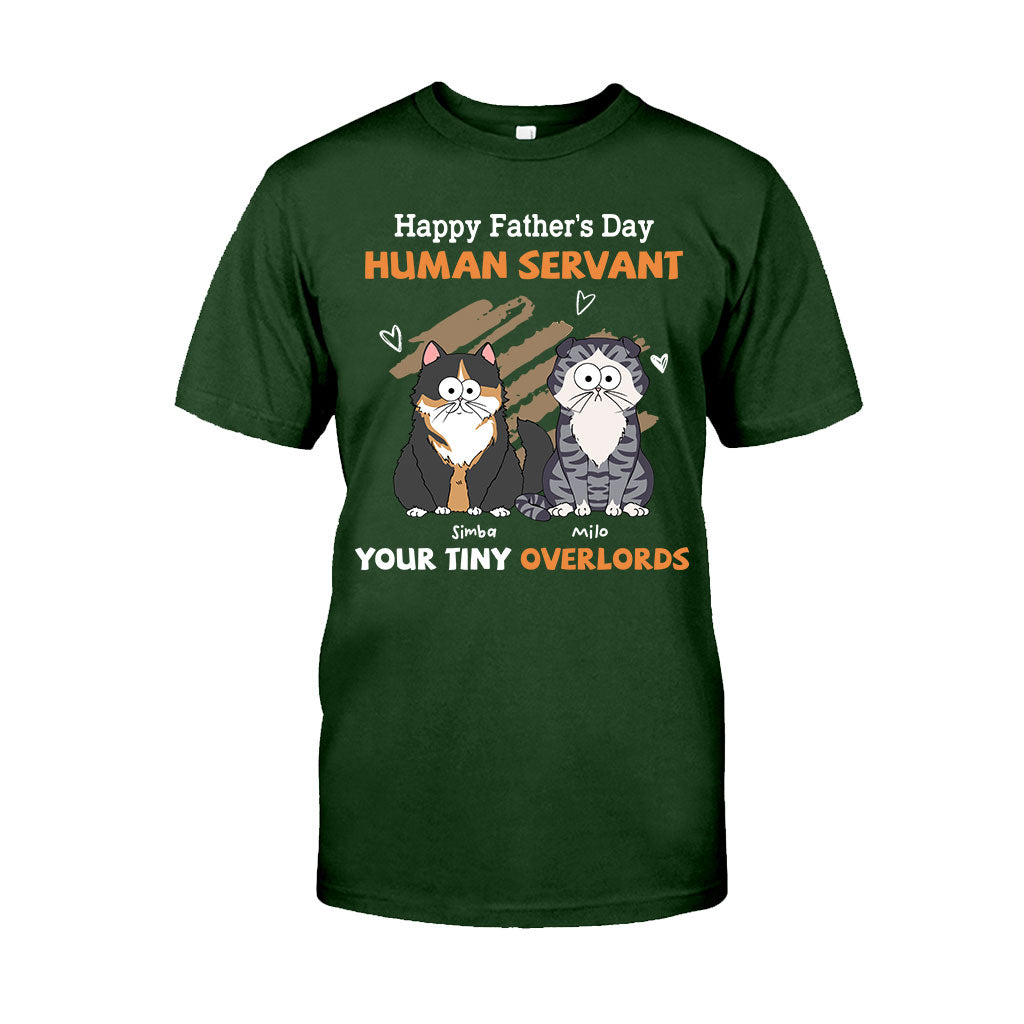 An meinen menschlichen Diener – Personalisiertes Katzen-T-Shirt und Hoodie
