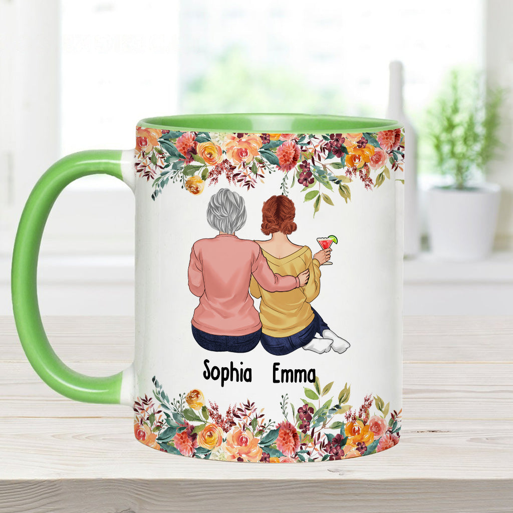Mutter und Töchter – Personalisierte Tasse mit Muttermotiv