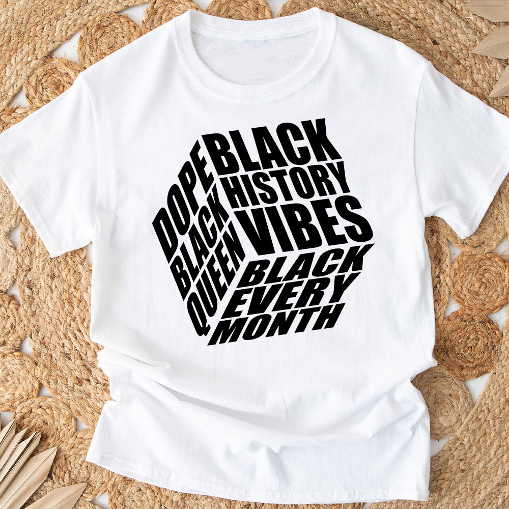 Schwarze Geschichte – Personalisiertes T-Shirt und Hoodie für Afroamerikaner