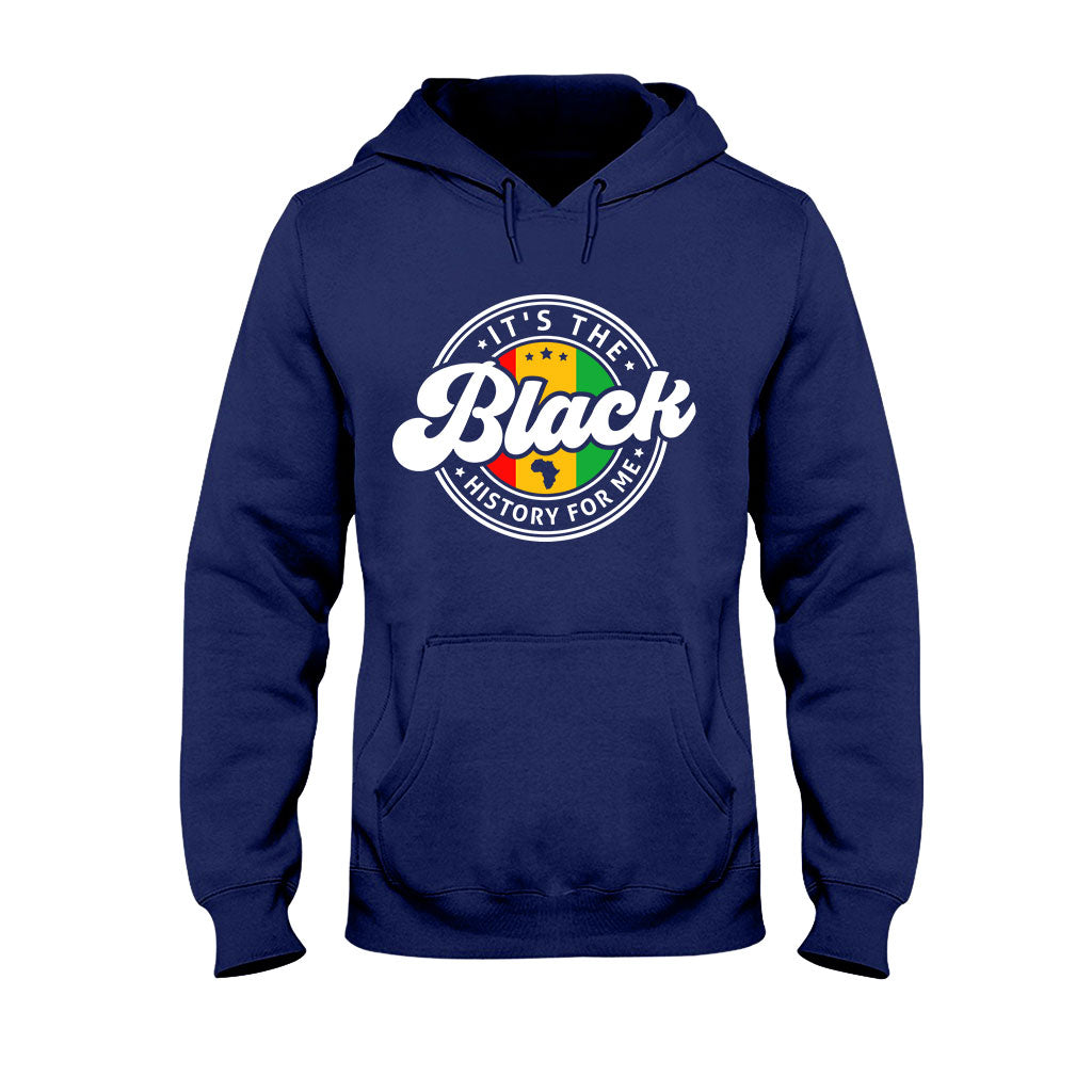„It's The Black History For Me“ – personalisiertes T-Shirt und Hoodie für Afroamerikaner
