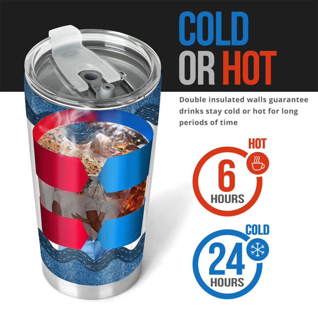 Ours Is My Favorite - Personalized African American Tumbler