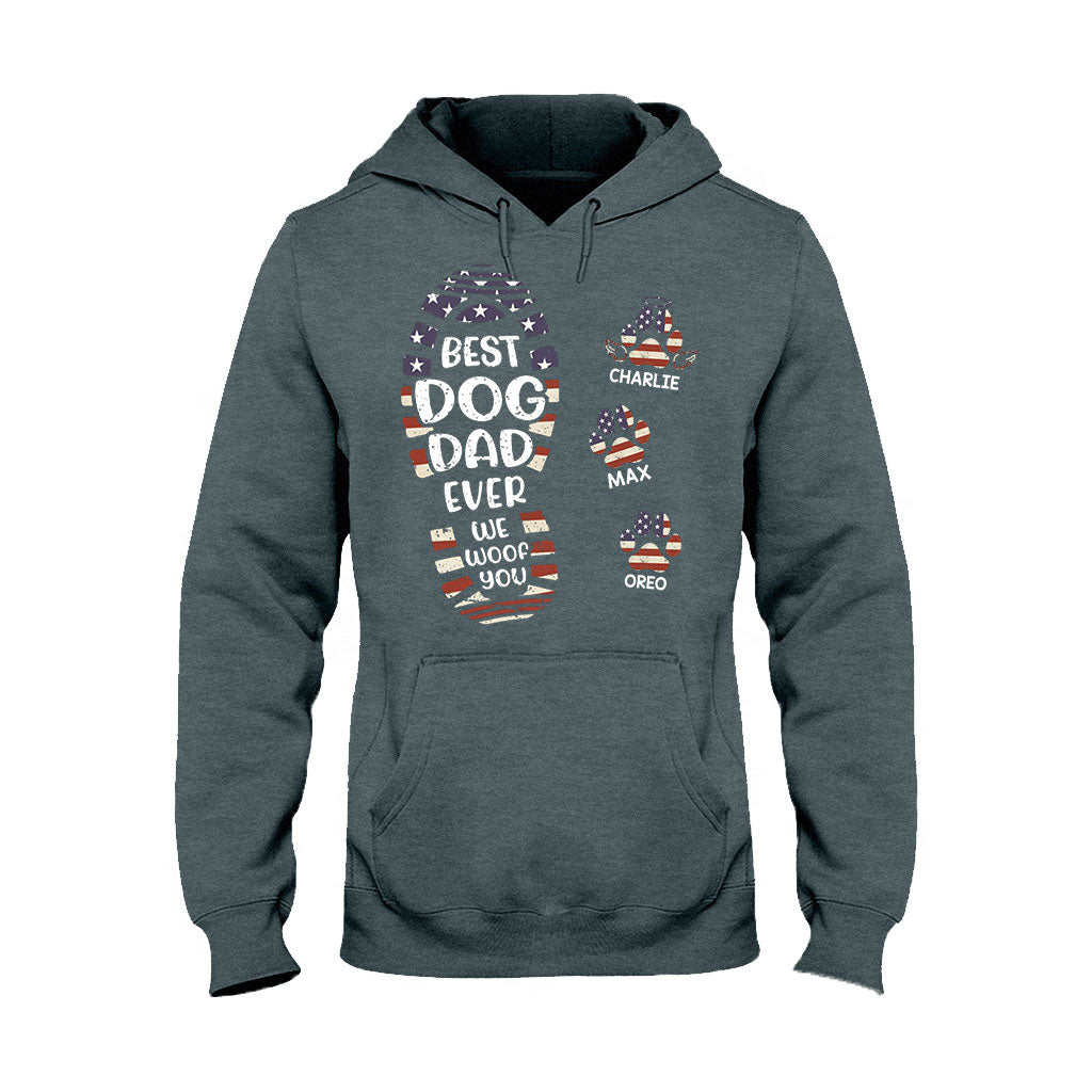 Alles Gute zum Vatertag an den besten Hunde-/Katzenpapa – personalisiertes Vater-T-Shirt und Hoodie