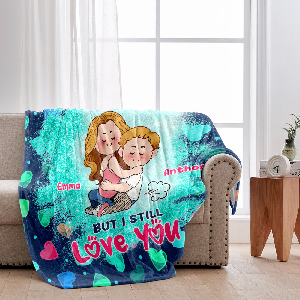Deine Fürze stinken zum Himmel, aber ich liebe dich trotzdem – Personalisierte Pärchendecke