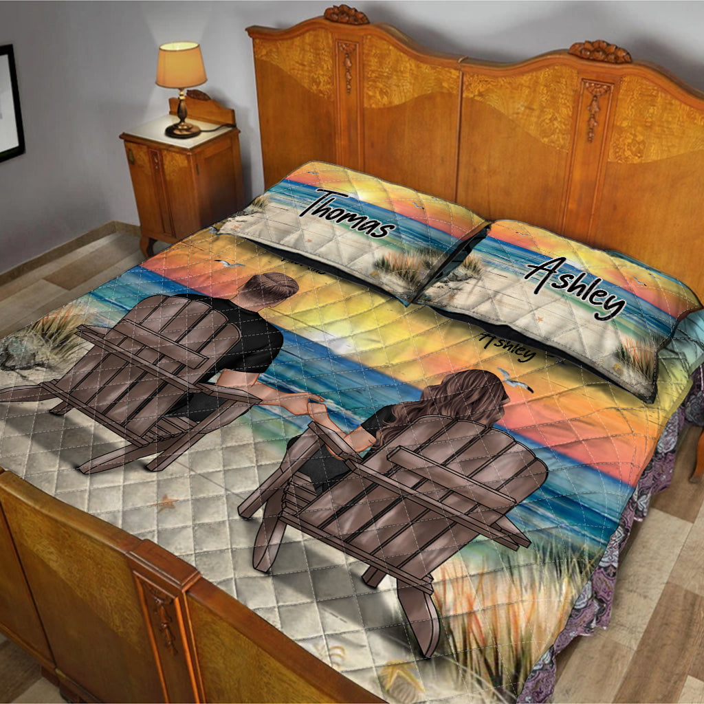 We Got This Twilight Version - Personalized Couple Quilt Set