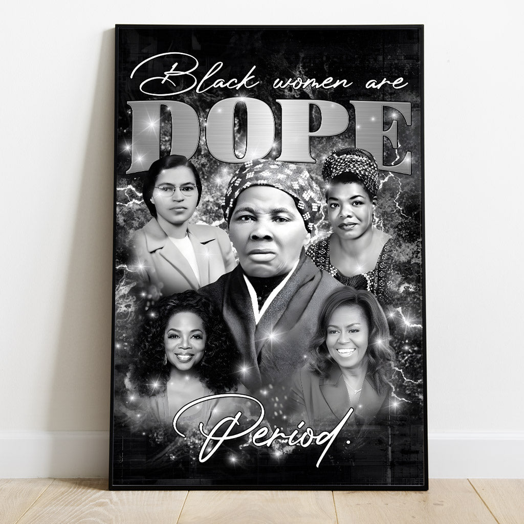 Schwarze Frauen sind großartig! Geschichte – Leinwand und Poster mit afroamerikanischen Motiven