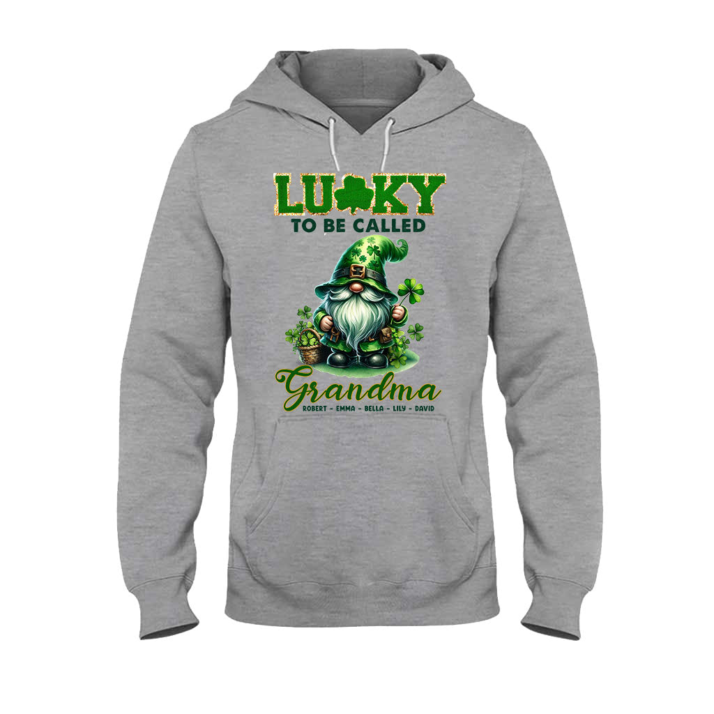 Glücklich, Nana/Mimi genannt zu werden... - Personalisiertes Oma-T-Shirt und Hoodie