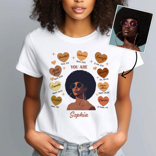 Gott sagte, du seist es – Personalisiertes T-Shirt und Hoodie für Afroamerikaner