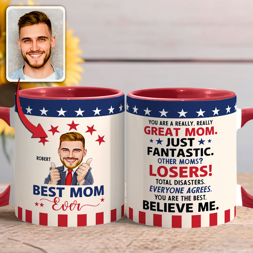Best Mom Ever - Personalized Accent Mug