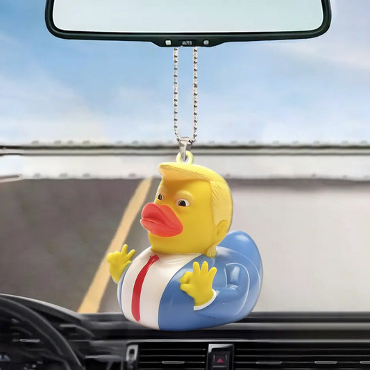 Funny Duck - Car Ornament