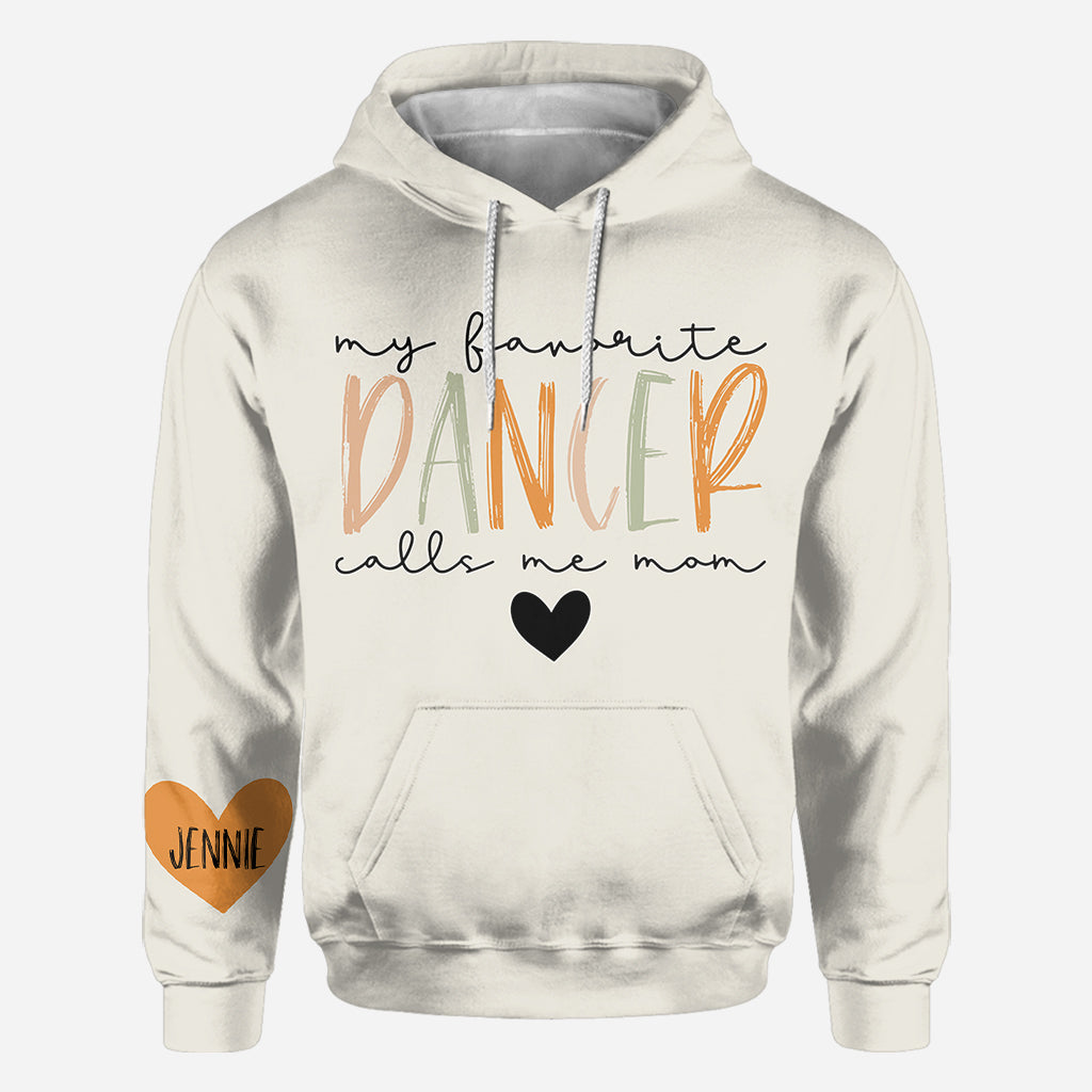Meine Lieblingstänzerin nennt mich Mama – Personalisiertes Ballett-Shirt mit jedem Namen