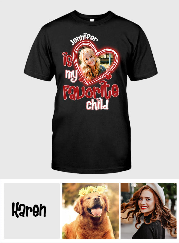 Mamas Lieblingskind – Personalisiertes Mutter-T-Shirt und Hoodie