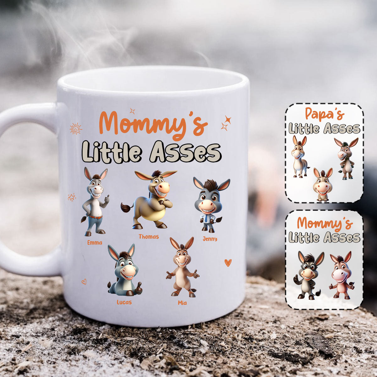 Mamas Omas Beliebiger Titel Kleine Süße - Personalisierte Muttertasse