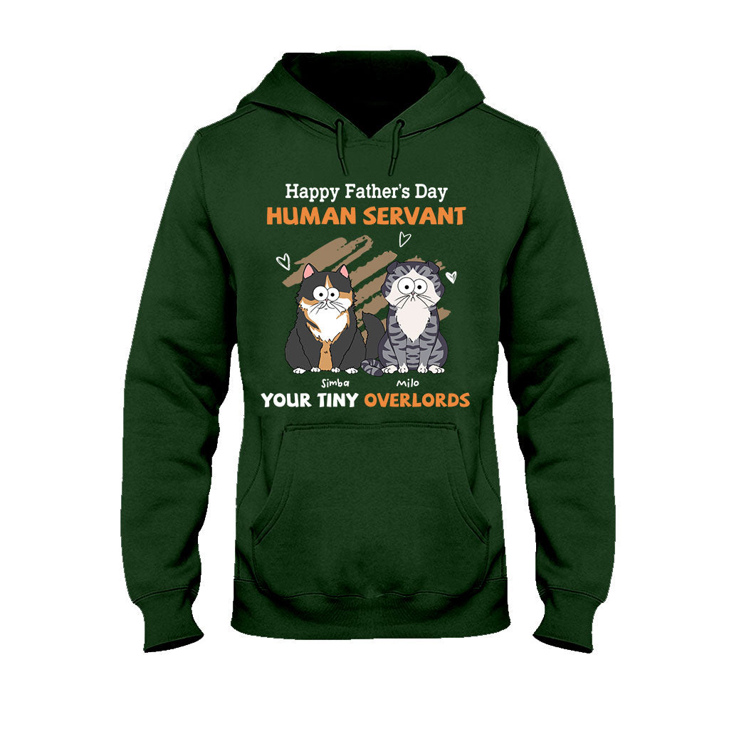 An meinen menschlichen Diener – Personalisiertes Katzen-T-Shirt und Hoodie