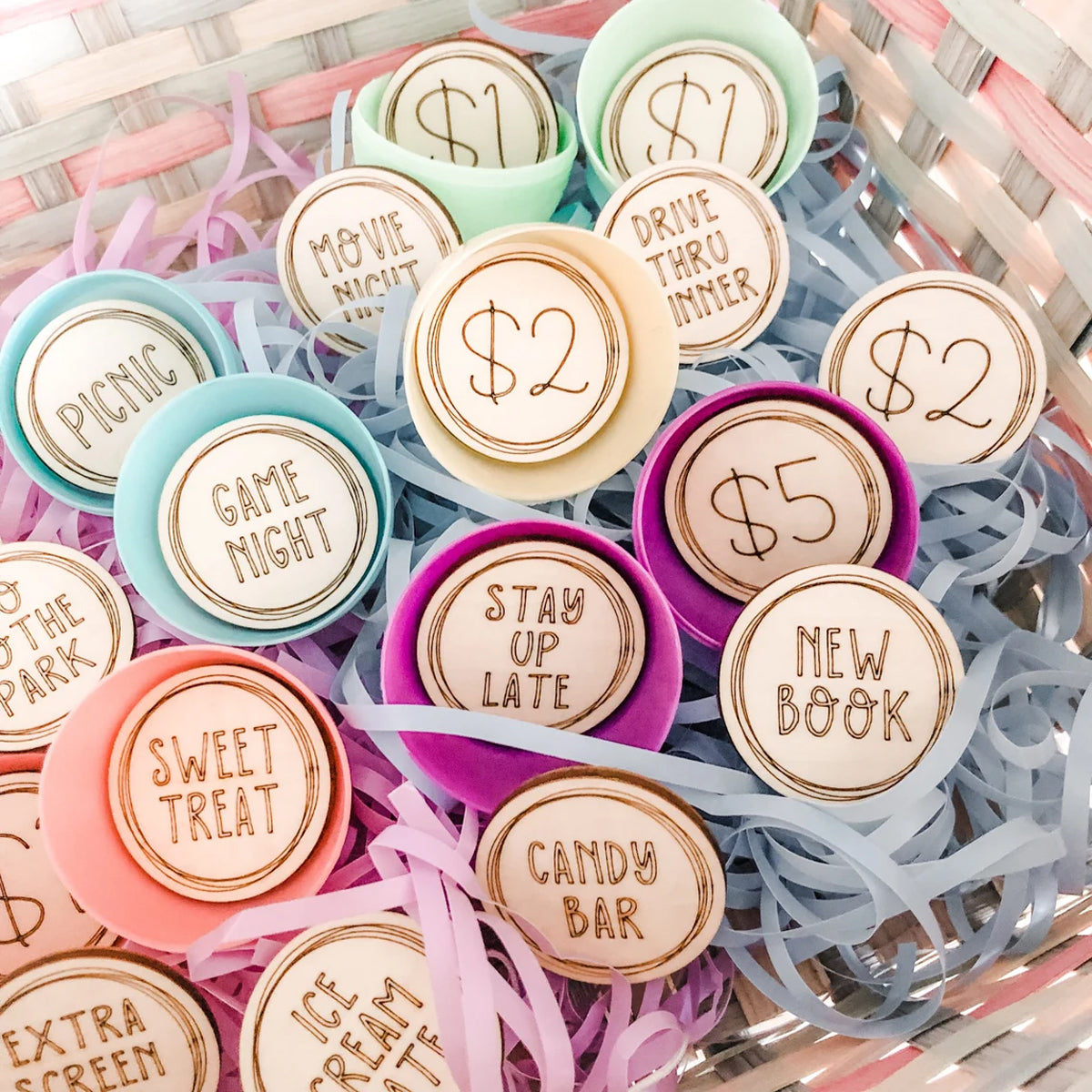 Ostereier-Spielmarken-Set – Ostereier-Spielmarken