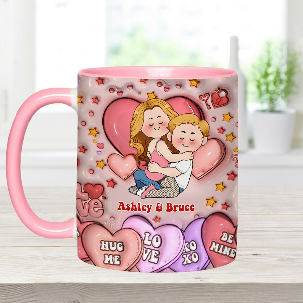 Ich liebe dich – Personalisierte Tasse für Paare