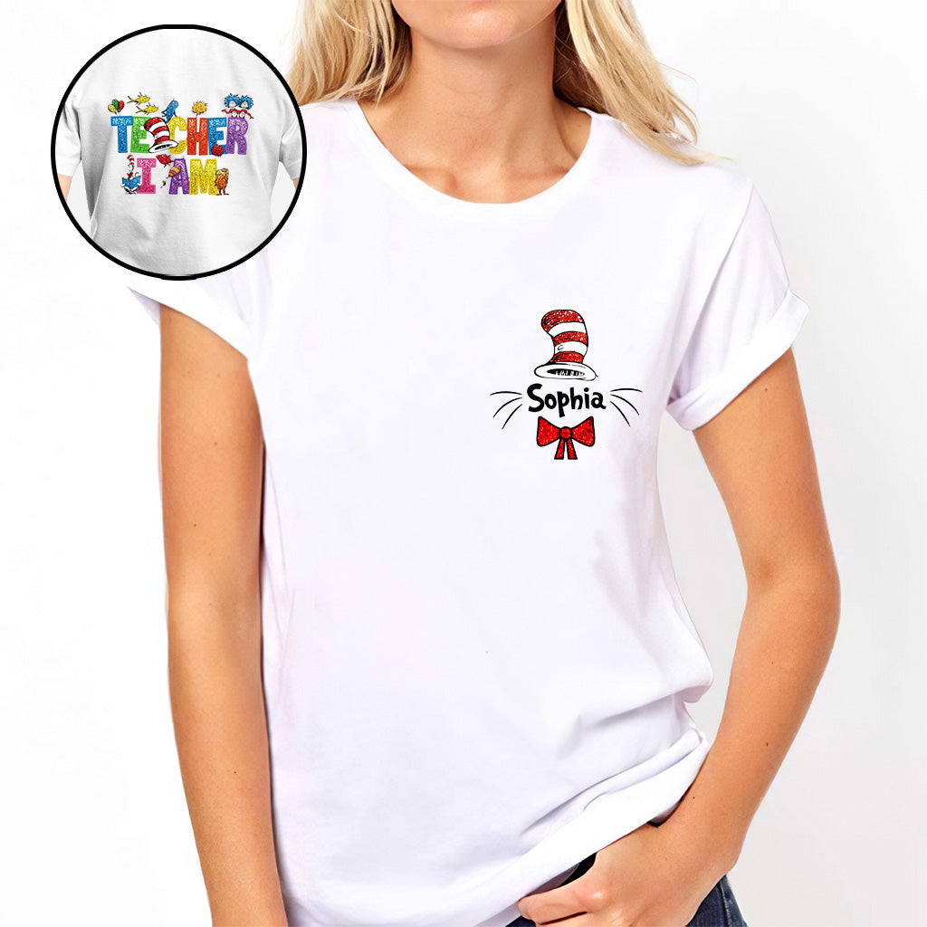 Ich bin Lehrer – Personalisiertes Dr. Seuss T-Shirt und Hoodie