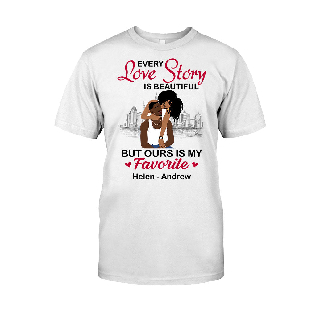 Our Story Is My Favorite - Personalized African American T-shirt And Hoodie