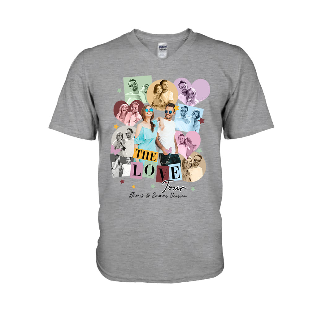 Die Love Tour – Unsere Version – Personalisiertes Partner-T-Shirt und Hoodie