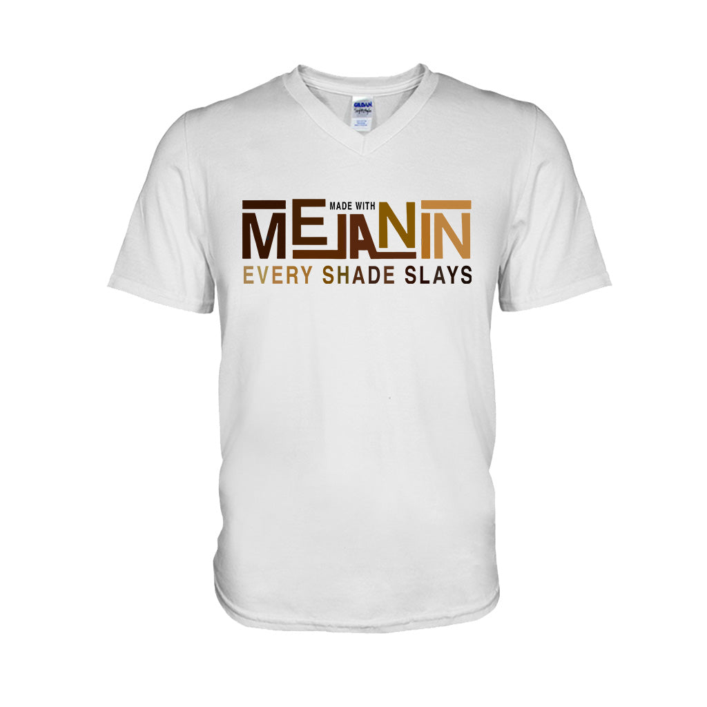 Hergestellt mit Melanin – T-Shirt und Hoodie für Afroamerikaner