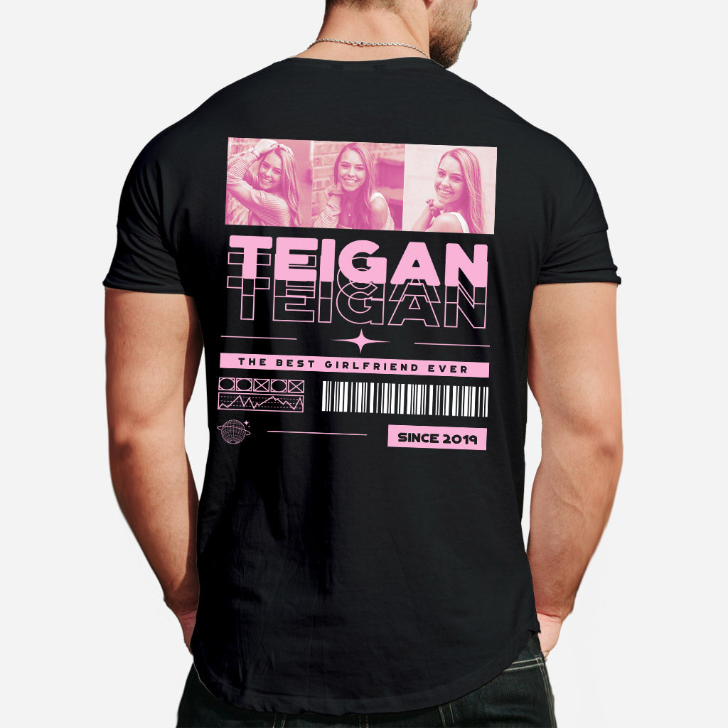 Meine Freundin – Personalisiertes Partner-T-Shirt und Hoodie