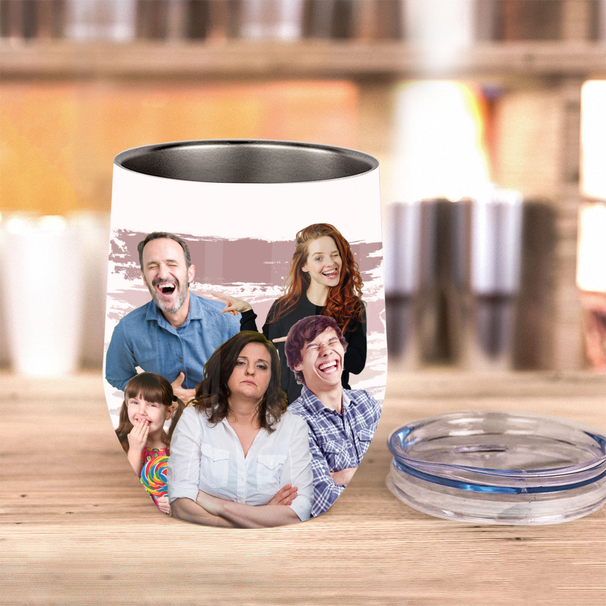 Mom's Reasons To Wine - Personalized Mother Wine Tumbler