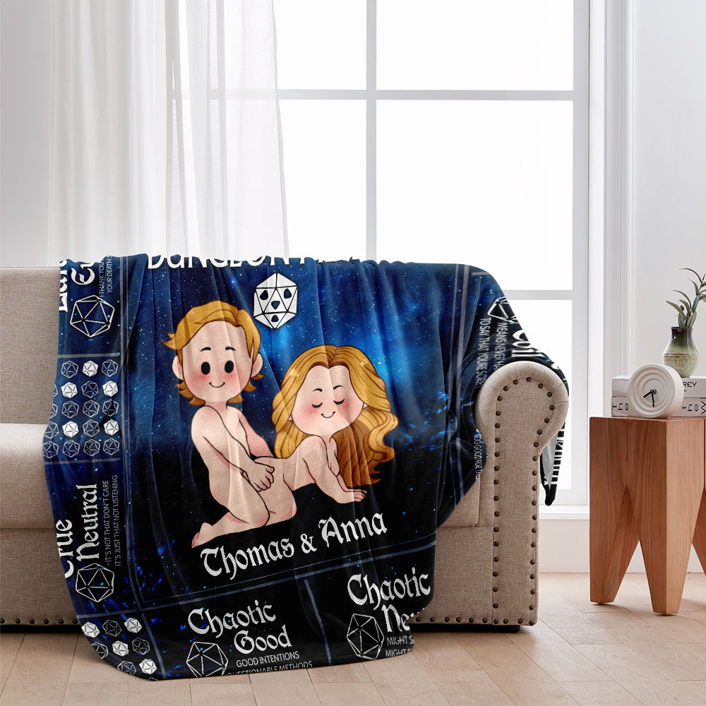 Sleeping With The DM - Personalized RPG Blanket