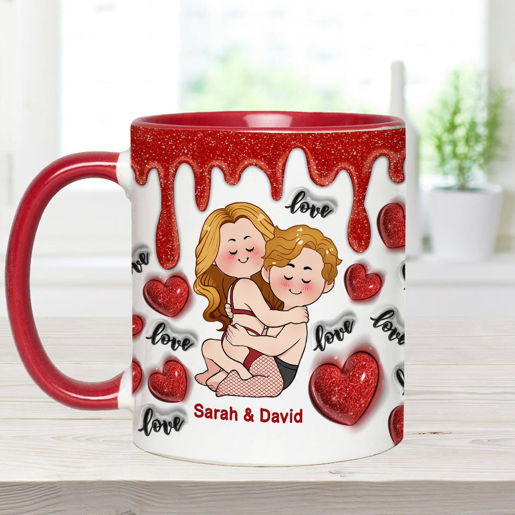 Ich liebe dich – Personalisierte Tasse für Paare